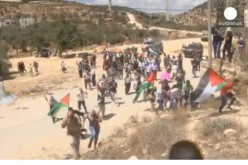L’armée israélienne disperse une manifestation dans un village chrétien de Cisjordanie