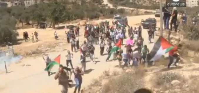 L’armée israélienne disperse une manifestation dans un village chrétien de Cisjordanie