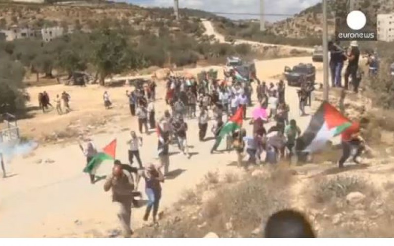 L’armée israélienne disperse une manifestation dans un village chrétien de Cisjordanie