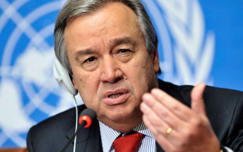 Le nouveau Secrétaire général de l’ONU appelle à faire de 2017 une année pour la paix