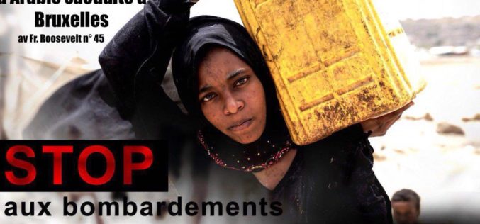 Manifestation pour aider le Yémen à sortir de la «guerre oubliée»,le vendredi 15 décembre à 18h, devant l’ambassade de l’Arabie Saoudite à Bruxelles