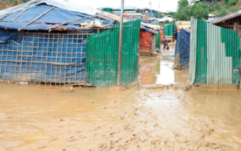 Réfugiés rohingyas: des dizaines d’abris détruits par les inondations, (ONU)