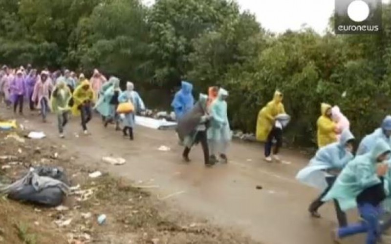 Croatie : près de 74 000 migrants en 11 jours — vidéo